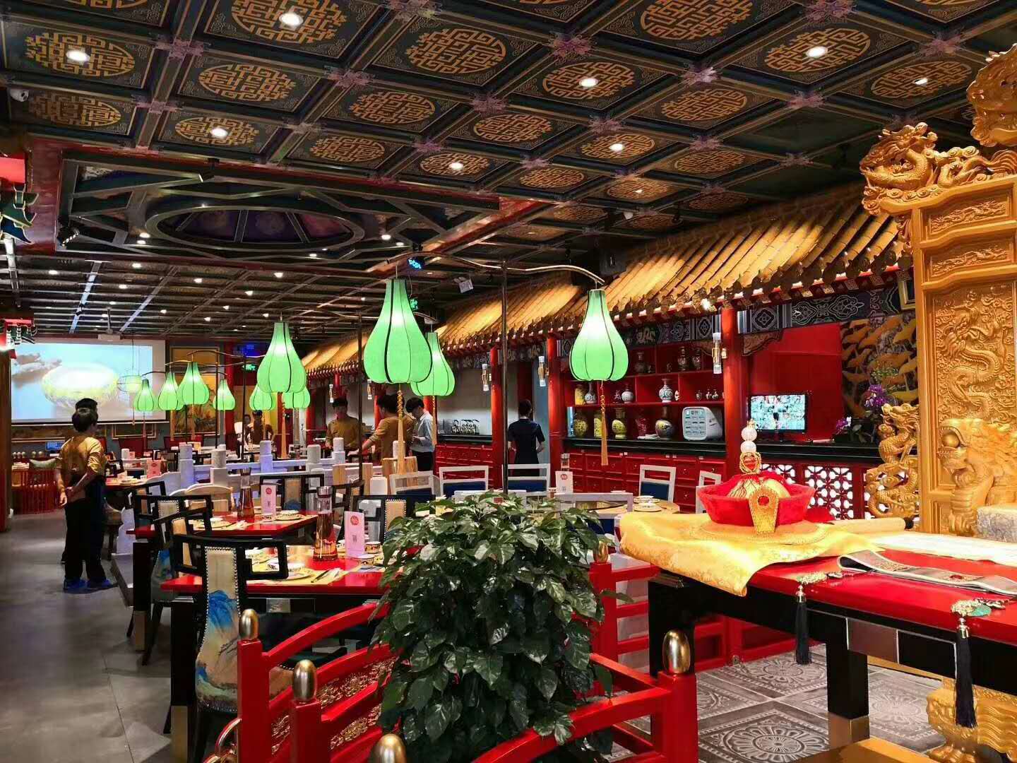 深圳罗湖京御苑餐饮连锁（地道私房菜 宫廷烤鸭）餐厅灯光设计案例--2025新澳门原料站餐饮照明灯光调试服务